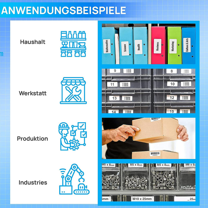 40 Etiketten kompatibel als Ersatz für Brother DK-11208 DK11208 für P-Touch QL1050 QL1060N QL500BW Q
