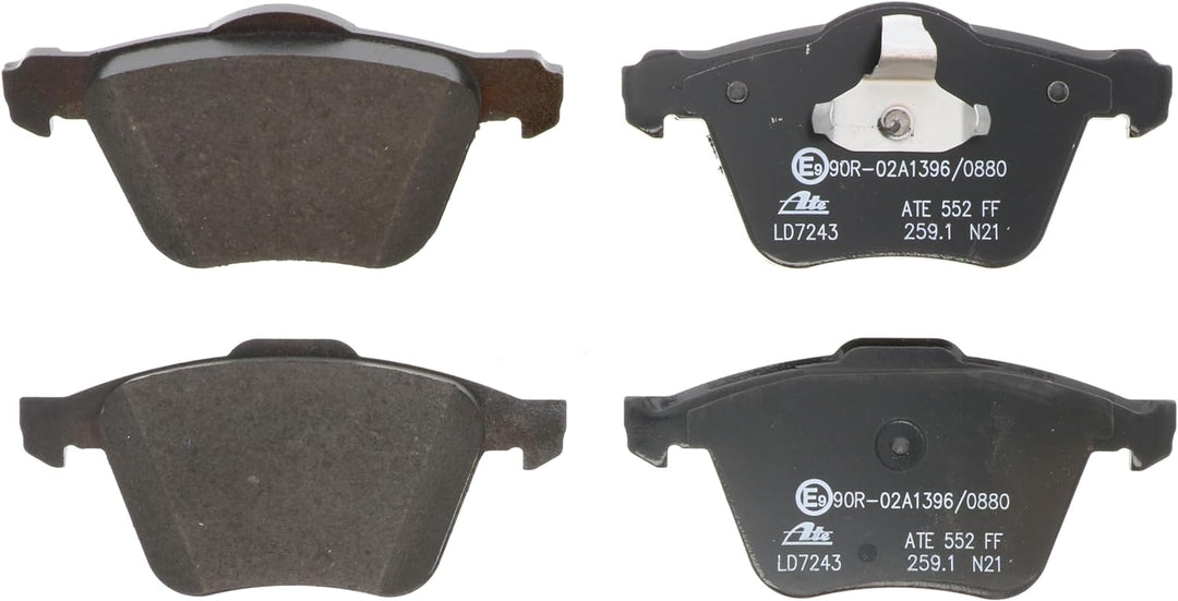 ATE 13.0470-7243.2 Bremsbelagsatz, Scheibenbremse