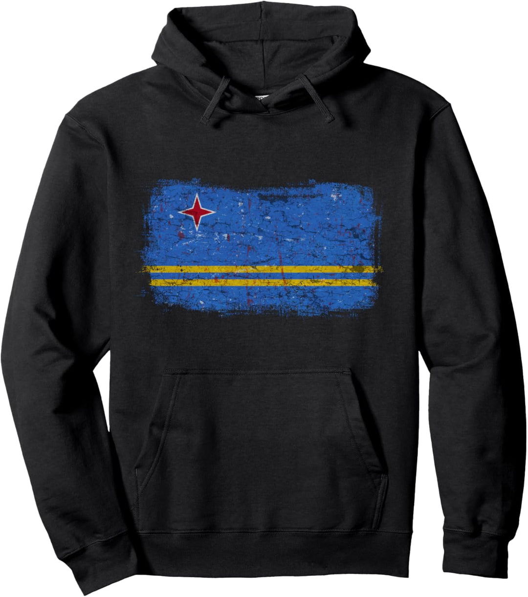 Nationalflagge von Aruba Aruban Pullover Hoodie
