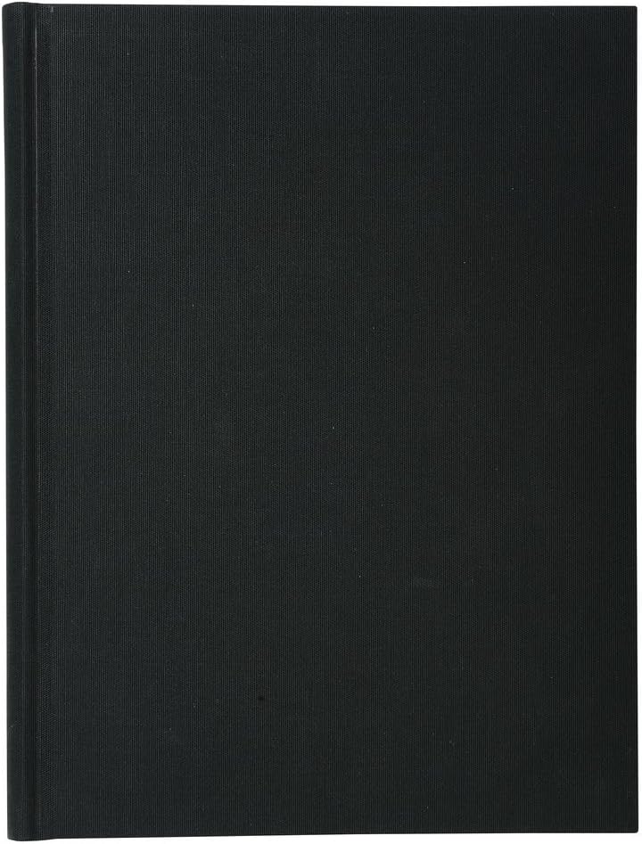 Exacompta 415E Geschäftsbuch DIN A4 (kariert 110 g/qm Inh. 500 Blatt, 1 Stück) schwarz