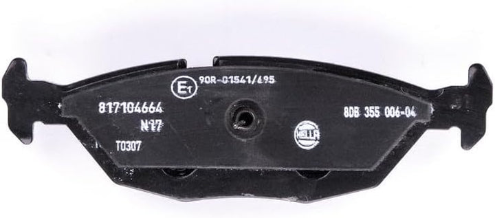 HELLA PAGID 8DB 355 006-041 Bremsbelagsatz - T0307 - Dicke/Stärke: 17mm - Bremssystem: Teves - für V