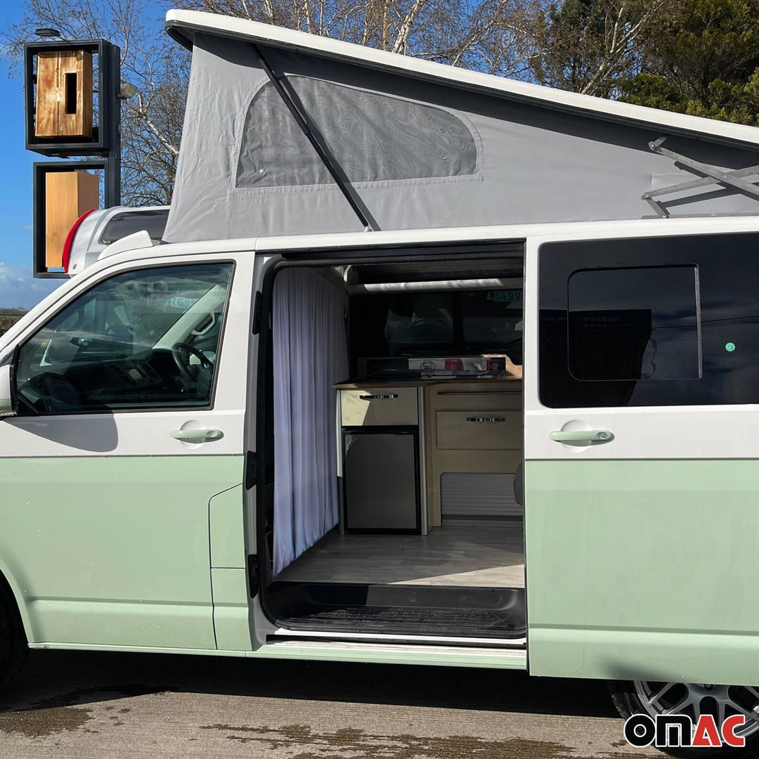 OMAC Autogardinen Fahrerhaus Mass Gardinen Camping Sonnenschutz Grau 160x180 160x180 Grau / Autogard