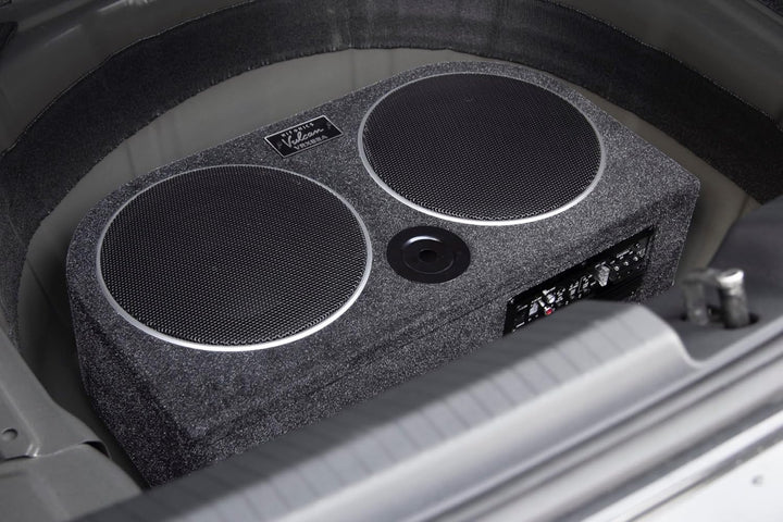 Hifonics VRX82A | Aktiver Reserverad Subwoofer mit Passiv Membran und Class-D Amp (Digital)