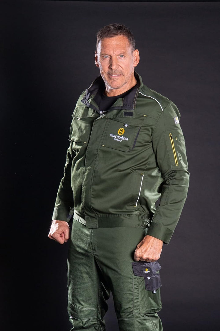 Hans Schäfer Workwear HSW Professional – Arbeitsjacke für Herren – Bequeme und strapazierfähige Bund
