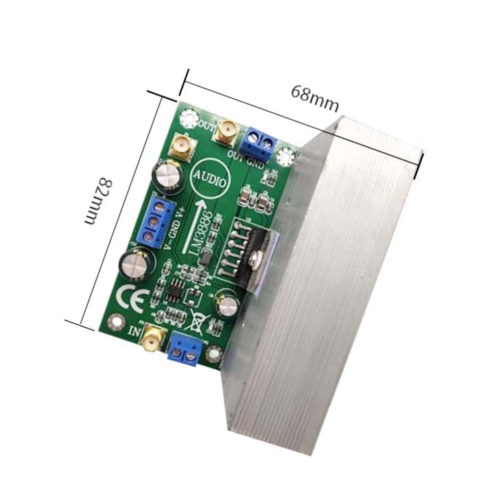 LM3886 power audio amplifier board OPA445