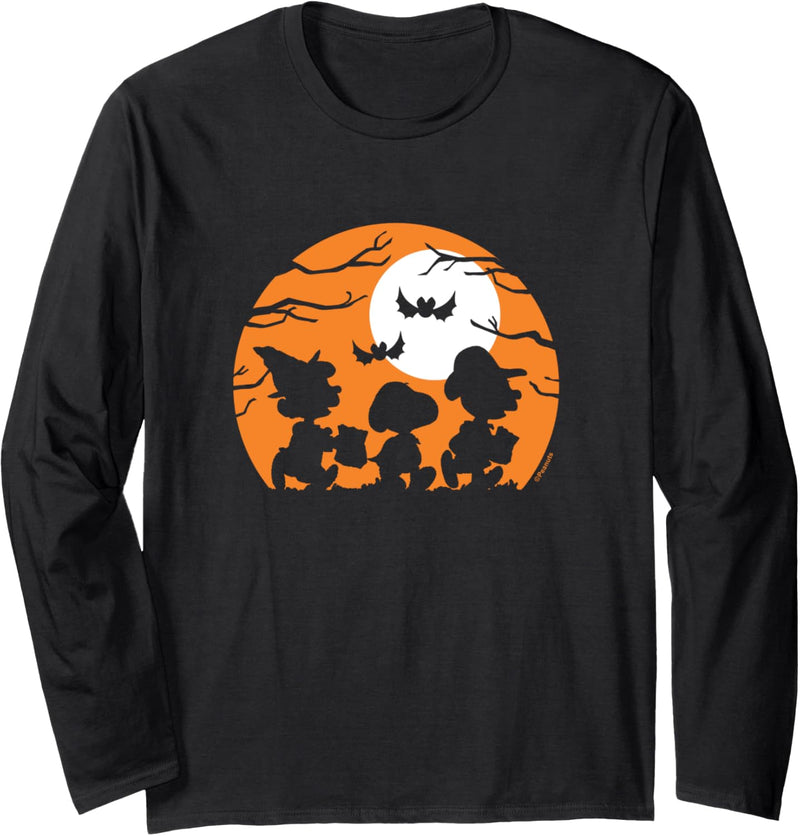 Peanuts - Halloween - Trick Or treat Silhouettes Langarmshirt