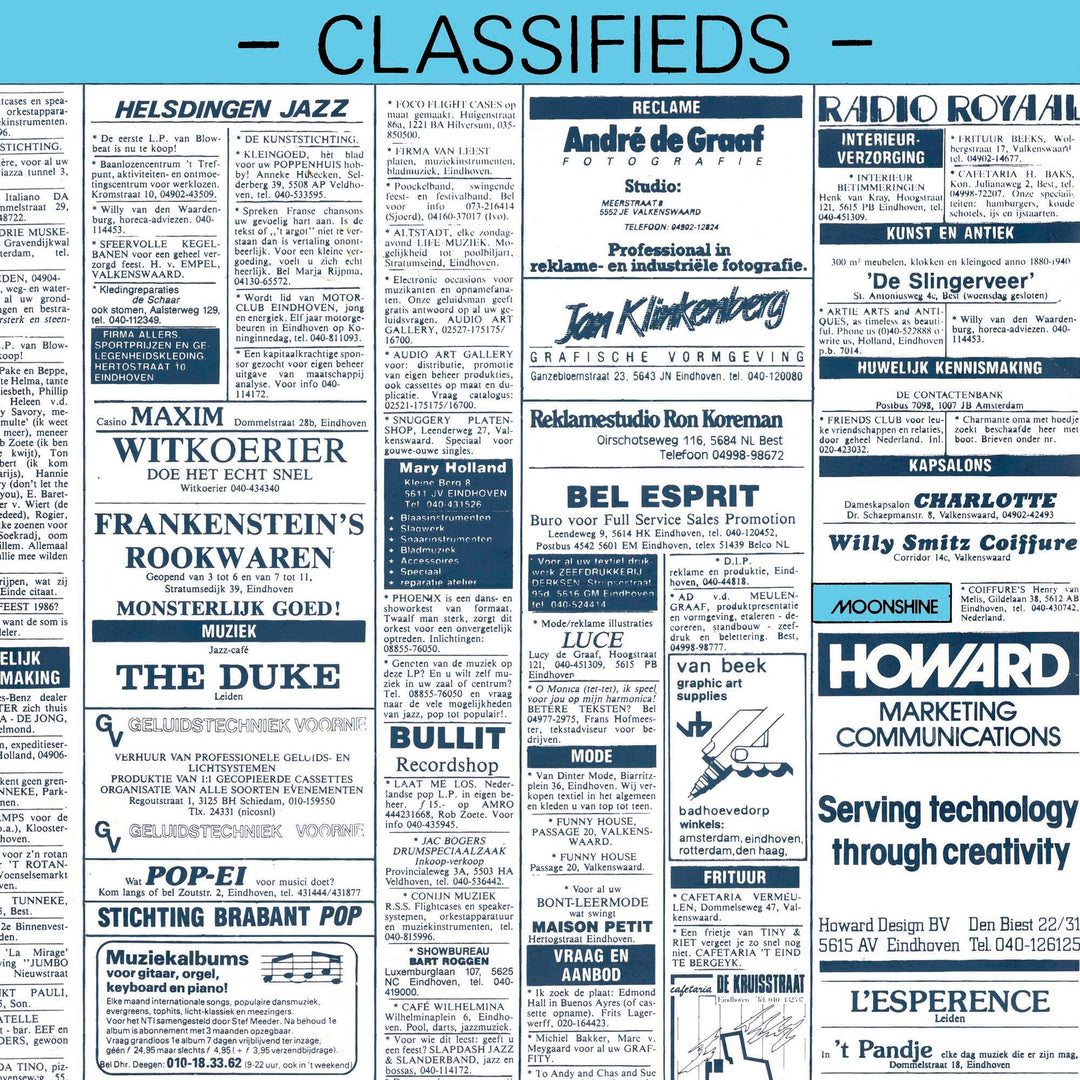 Classifieds, Vinyl