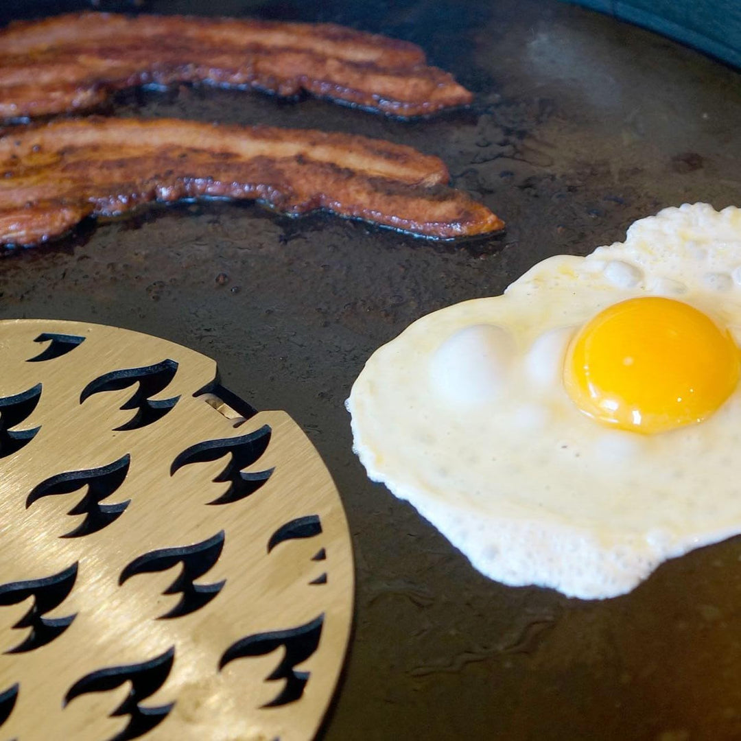 Grillrost.com Das Original 50er Feuerplatte - 4mm stark - Qualität Made in Germany - für alle 50er K