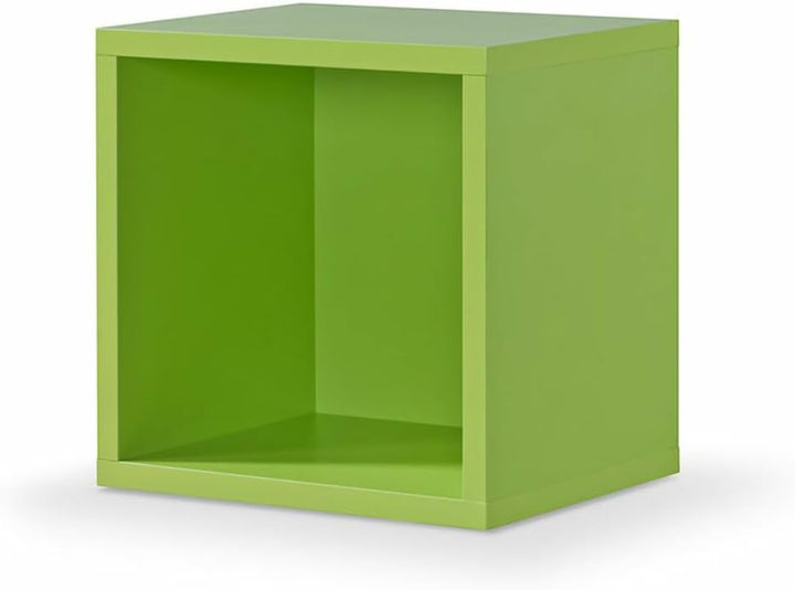 moebel-dich-auf Standregal Cube 1er Regallwürfel, Montage per Click-System Werkzeuglos (grün), Grün