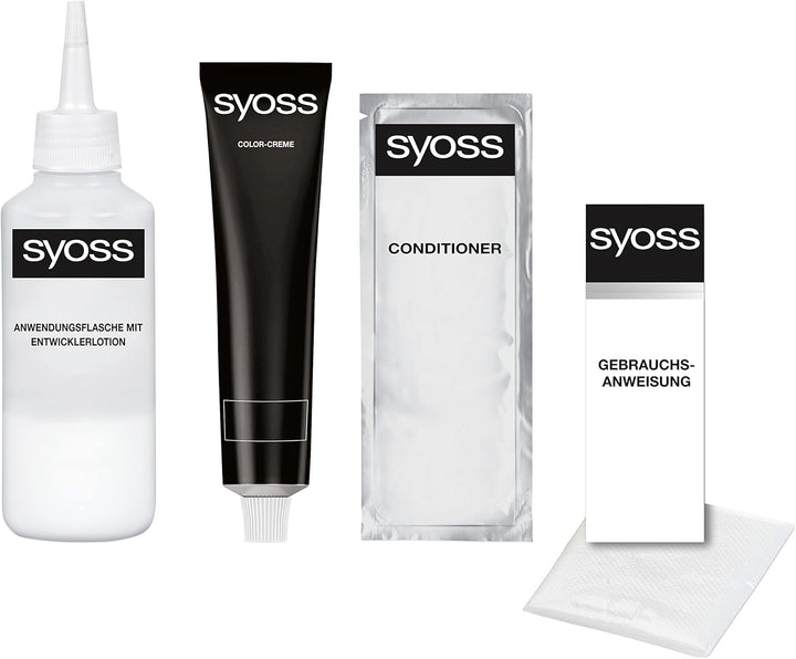 Syoss Color Coloration 3_86 Onyx Braun Trending Now Stufe 3 (3 x 115 ml), permanente Coloration für