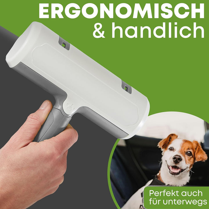 NEUHEIT 2026 - DOGGYBOO® Selbstreinigender Tierhaarentferner – Premium Fusselrolle für Hundehaare un