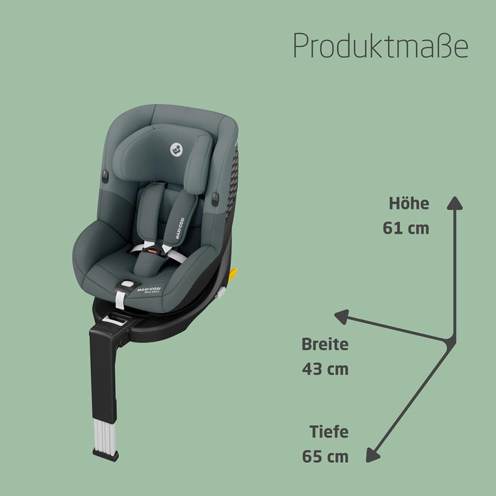 Maxi-Cosi Mica 360 S, Autositz 360 Grad drehbar, 3 Monate– 4 Jahre (61–105 cm), i-Size Baby Autositz
