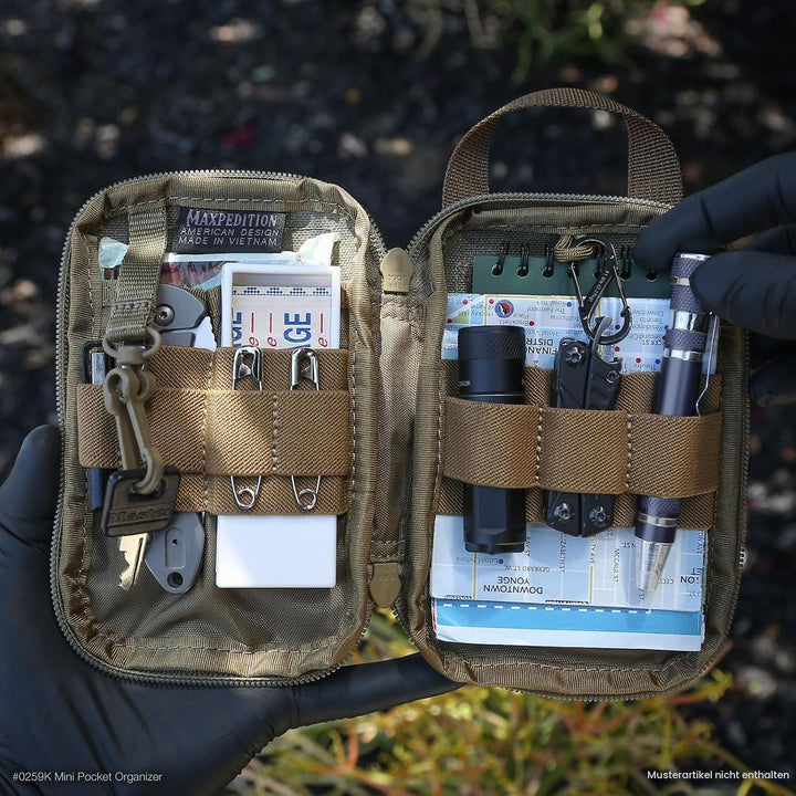 Maxpedition Mini Pocket Organizer Tasche Einheitsgrösse Khaki, Einheitsgrösse Khaki