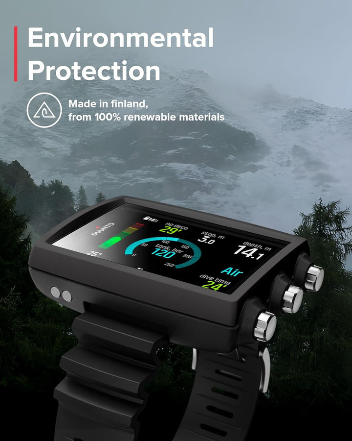 Suunto Eon Core Handgelenk-Tauchcomputer – Schwarz mit Sender und USB, Schwarz