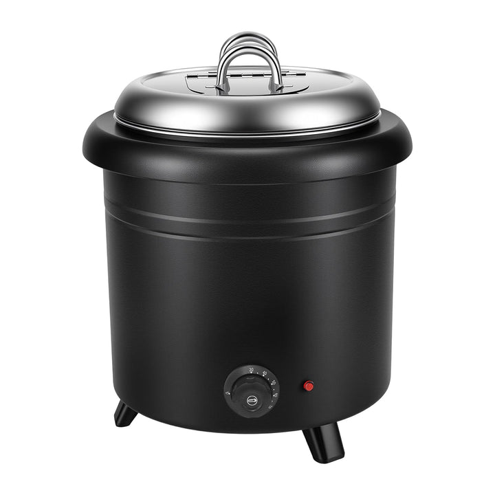 13L Suppenwärmer & Suppenkessel, 400W Elektrisch Suppentopf Gastro Soup Warmhaltebehälter 30-85°C Ei