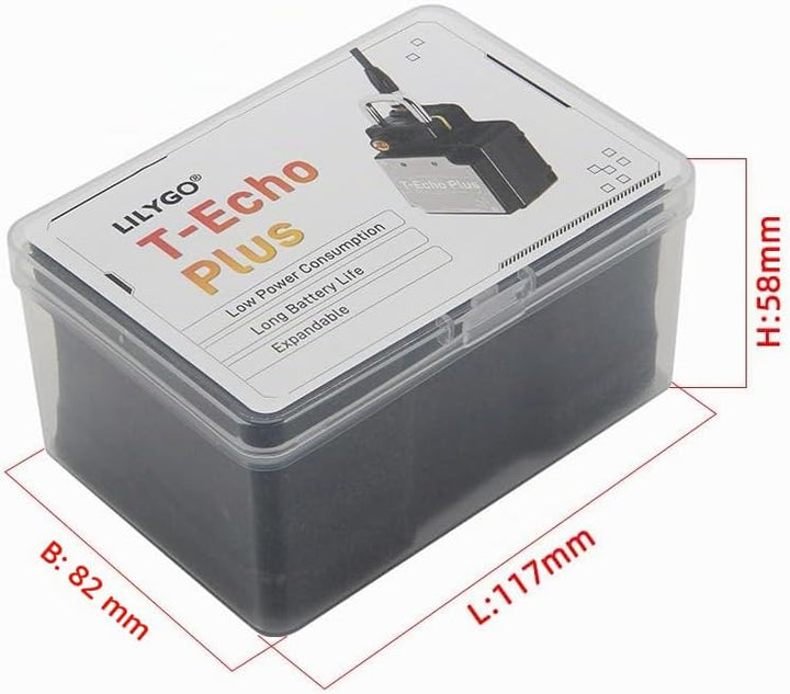 LILYGO T-Echo Plus LoRa TTGO-Entwicklungsboard mit 1,54-Zoll-SPl-E-Paper-Display ohne BME280-Sensor