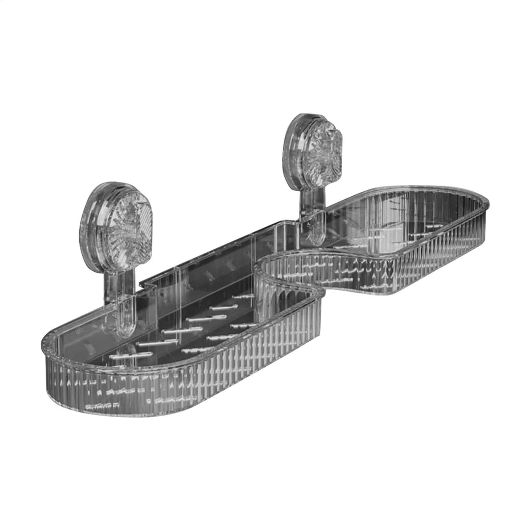 Bathroom Shelves, Shower Shelf, No-Drill Bathroom Suction Storage Box, Non-Slip Wall Mounted Shower