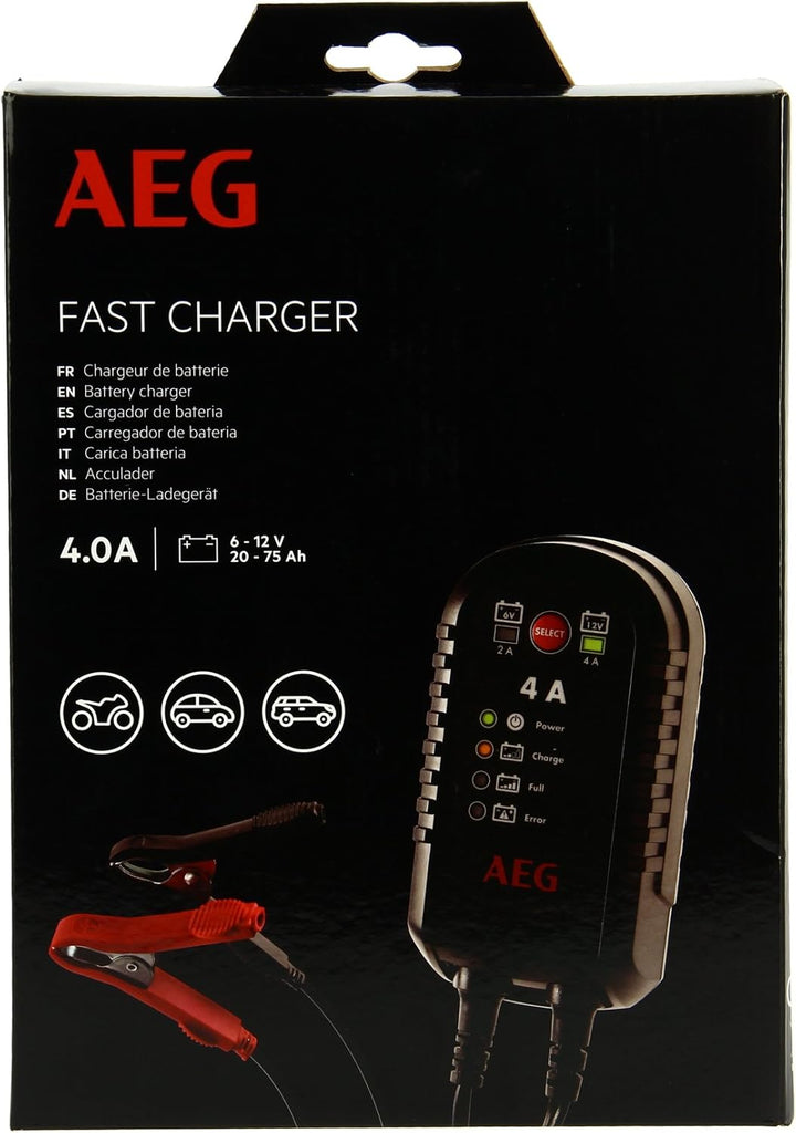 AEG 005183 Elektronisches Auto-Ladegerät 4A