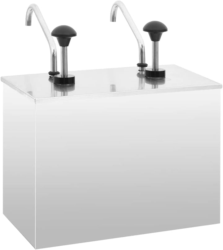 SKM Saucen-Spender Edelstahl 2 x 3,5 L, Weight: 5.05 kg, 51233 2 x 3.5 l, 2 x 3.5 l