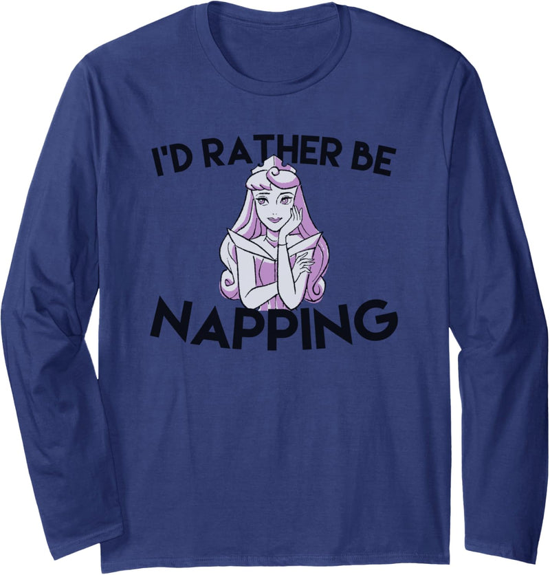 Disney Sleeping Beauty Rather Be Napping Langarmshirt