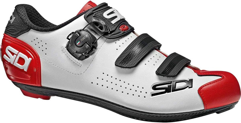 Sidi Alba 2 Radschuhe Bianco Nero Rosso 39 EU, Bianco Nero Rosso 39 EU