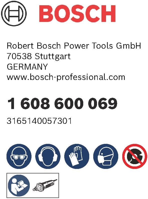 Bosch Professional 1x Schleifscheibe (für Grauguss, Ø 125 mm, Körnung 24, Zubehör für Geradschleifer