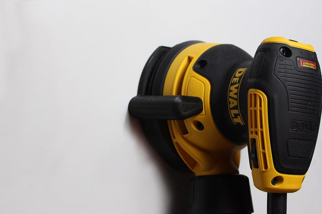 Exenterhalter für DeWalt DWE 6423 Wandhalter Exzenterschleifer Halter Wandhalterung (Gelb), Gelb