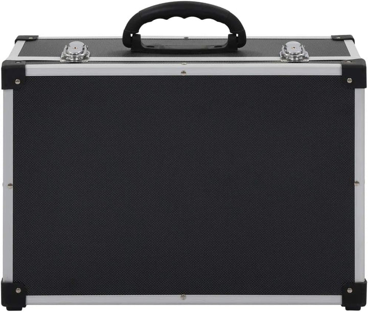 vidaXL CD Koffer für 60 CDs mit 2 Schlüsseln DJ Case Box Alukoffer Aufbewahrungsbox Transportbox Sor