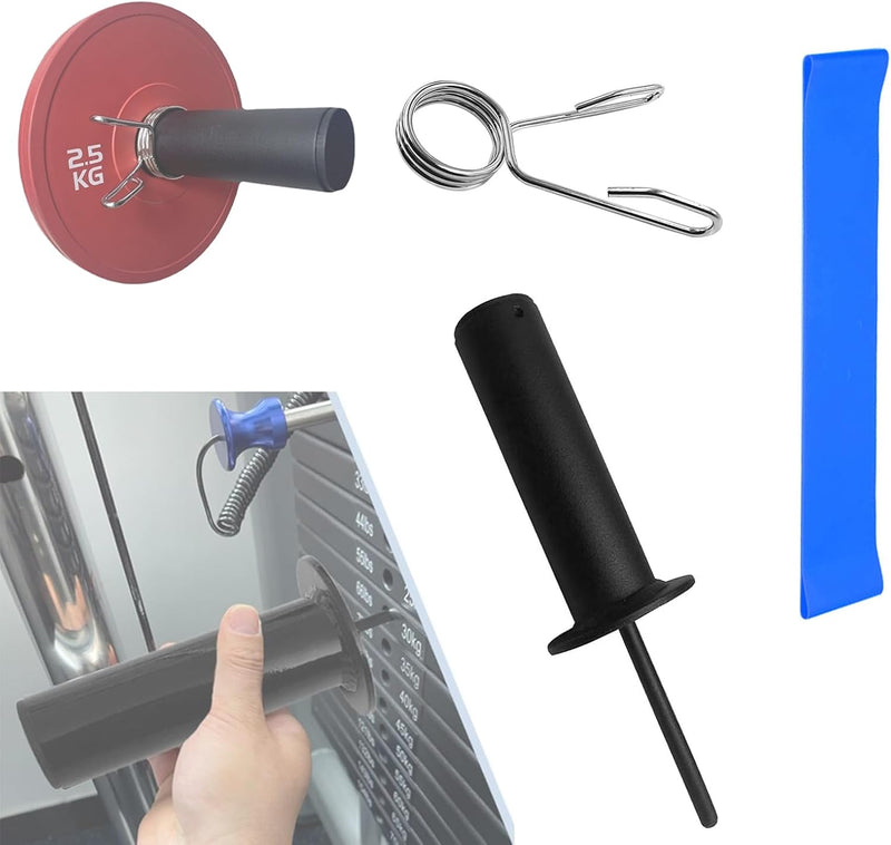 Gym Pin Extender für Gewichtsscheiben, Fitnessgeräte Latch Weight Stack Pin für 10mm x 80mm Gym Zube