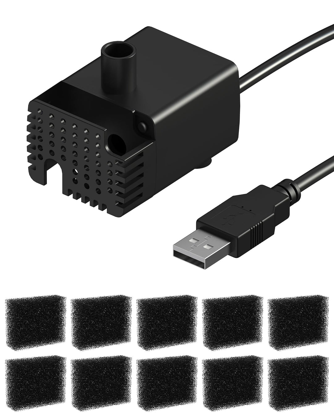 Stouchi WDQ1 Ersatzpumpe für Trinkbrunnen 2.5L für Katze und Hunde, Langlebige Wasserpumpe für Katze