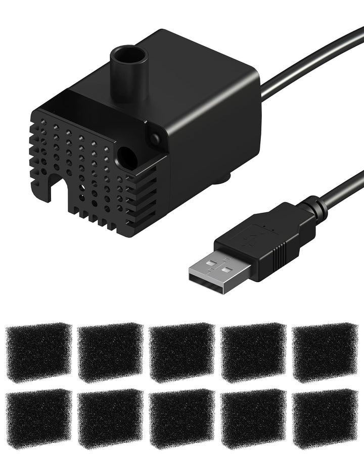 Stouchi WDQ1 Ersatzpumpe für Trinkbrunnen 2.5L für Katze und Hunde, Langlebige Wasserpumpe für Katze