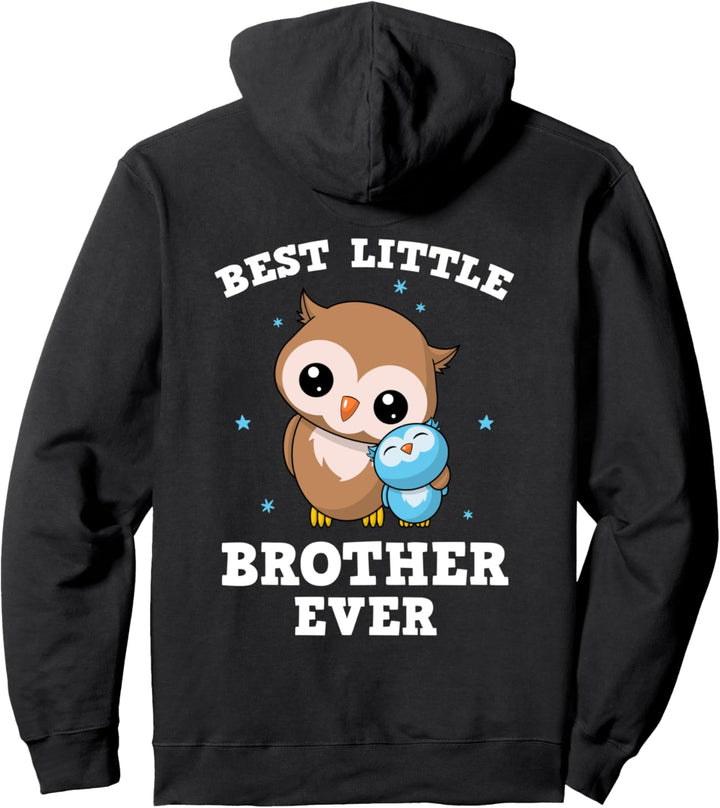 Bester kleiner Bruder aller Zeiten - Süsse Eulen Eule Brüder Pullover Hoodie