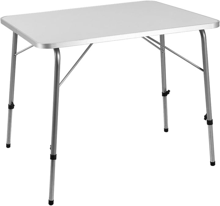 Casaria® Campingtisch klappbar Klapptisch Camping Beine höhenverstellbar 80x60cm Holz Alu Tisch falt