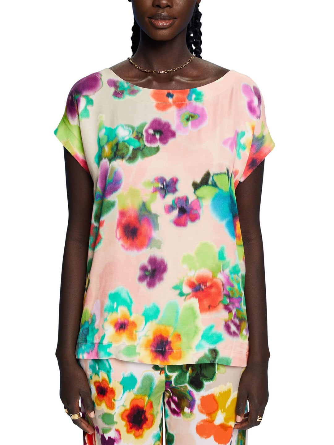 ESPRIT Damen T-Shirt S 647/Coral 3, S 647/Coral 3