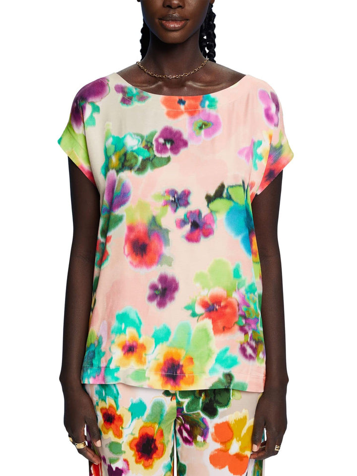 ESPRIT Damen T-Shirt S 647/Coral 3, S 647/Coral 3