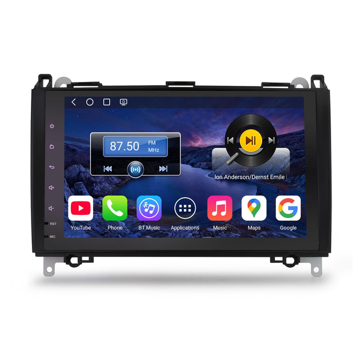 Erisin 9 Zoll Android 14 8-Kern Autoradio GPS Navigator für Mercedes Benz A/B-Klasse W169 W245 Sprin