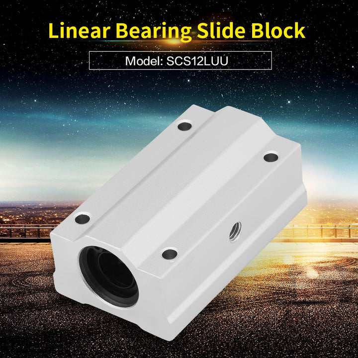 2 stücke SCS12UU 12mm Aluminium Linearkugellager Gleitblock Gleitbuchse Ersatz für CNC
