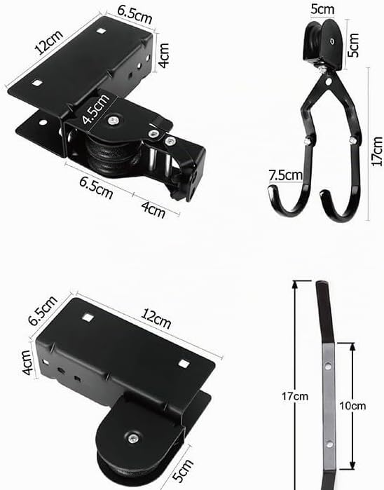 Fahrradlift Flaschenzug 60KG, Fahrrad Deckenhalterung, Fahrradhalterung Seilzug Für fahrräder und E-