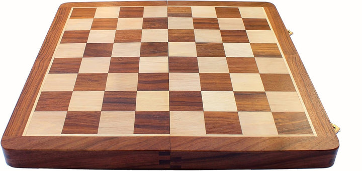 Stonkraft Collectible Acasia Wood Wooden Chess Game Board Without Pieces (14 X 14 Inches) Holz, Holz