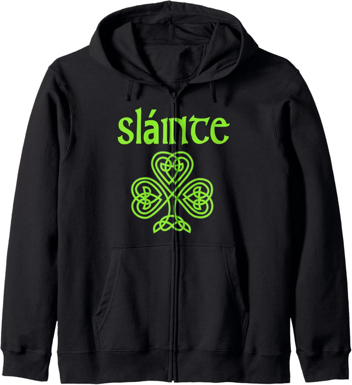 Slainte "Cheers Good Health" aus Irland - Männer Frauen Kapuzenjacke