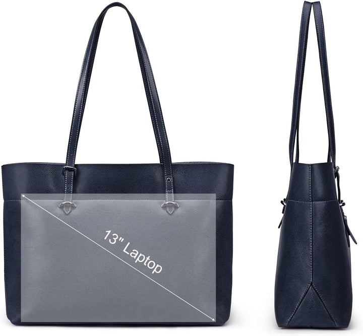 S-ZONE Damen Handtasche Rindspalt Leder Schultertasche Umhängetasche Grosse Shopper Tote Beutel Köni