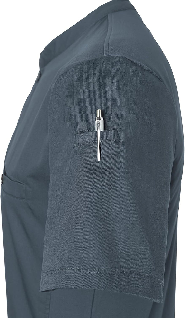 Karlowsky Herren Kurzarm Arbeitsshirt Performance 60% Baumwolle/40% Polyester, Anthrazit