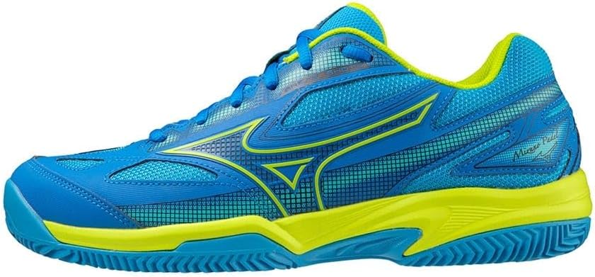 Mizuno Padelschuhe Break Shot 4 Padel 41 EU Peace Blue Acid Lime Dresden Blue, 41 EU Peace Blue Acid