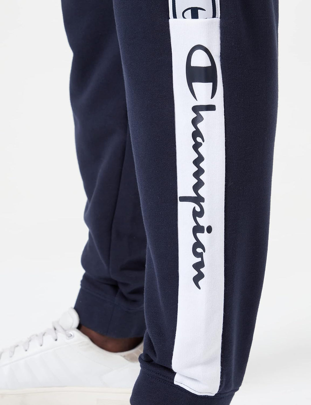 Champion Herren Legacy American Tape Heavy Powerblend Terry Elastic Cuff Trainingshose S Marineblau,