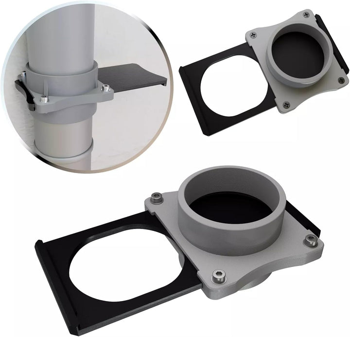 DN50 DN75 Blastgate kompatibel Absperrschieber HT-Rohr Sperrschieber Absaugung (DN50_IA), DN50_IA