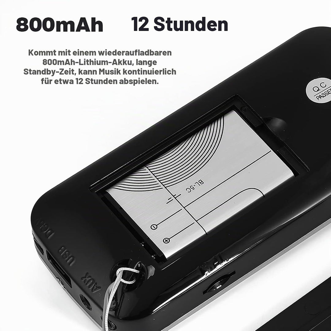 Tragbares Digitales Audio, Lautsprecher LED-Taschenlampe Unterstützung CD-Player Diskman Music Playe
