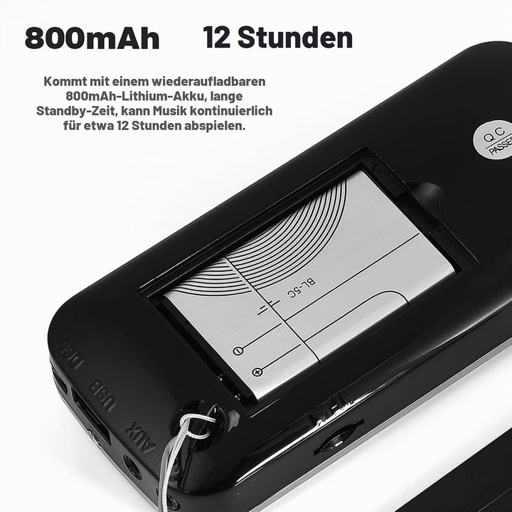 Tragbares Digitales Audio, Lautsprecher LED-Taschenlampe Unterstützung CD-Player Diskman Music Playe