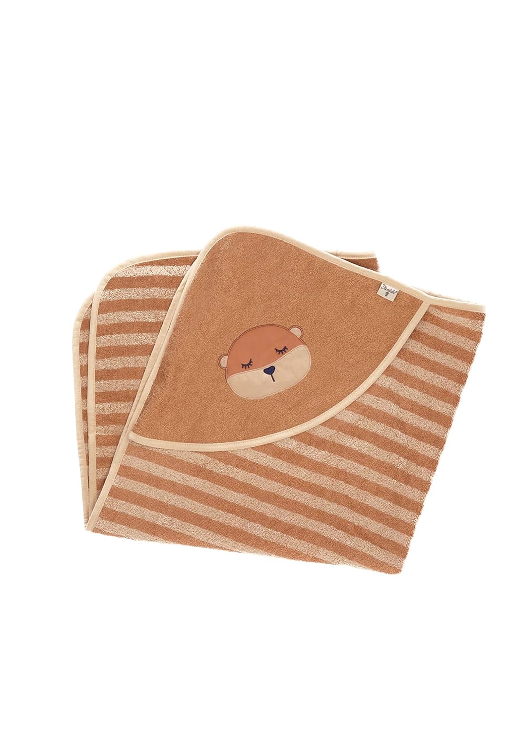 Sterntaler Baby Unisex Badetuch Baby GOTS Otti - Badeponcho Baby, Kapuzenhandtuch, Badehandtuch Kind