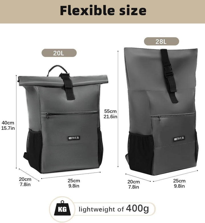 20L Thermo Rucksack Kühlrucksack Kühltasche Wasserdichter Picknickrucksack mit Flaschenöffner für Pi