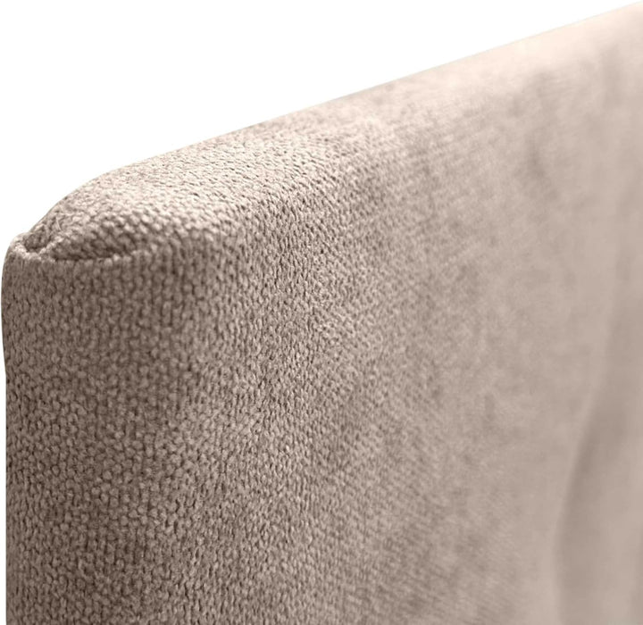 DHOME Kopfteil aus Kunstleder oder Stoff AQUALINE Glattes gepolstertes Kopfteil Luxusbett Kopfteil (